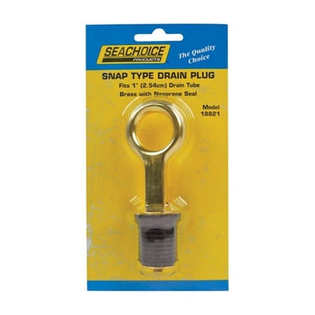 Seachoice 18821 1 in. Snap Lock Drain Plug 8090425